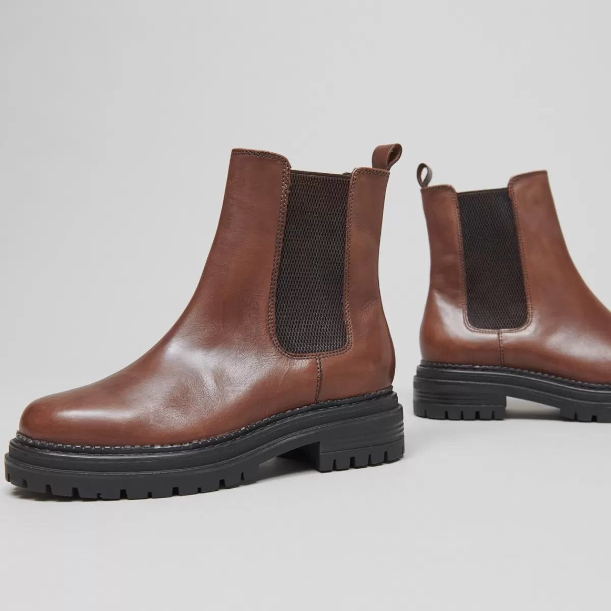 Women Jonak Bottines A Semelles Crantees Et Elastiques