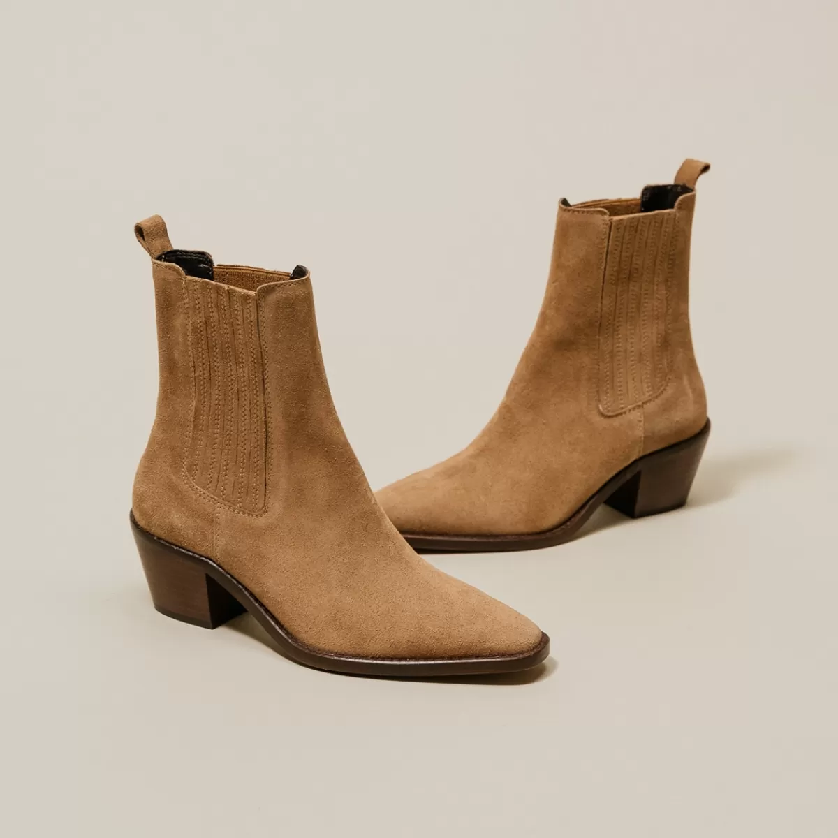 Women Jonak Bottines A Talons Et Fronces